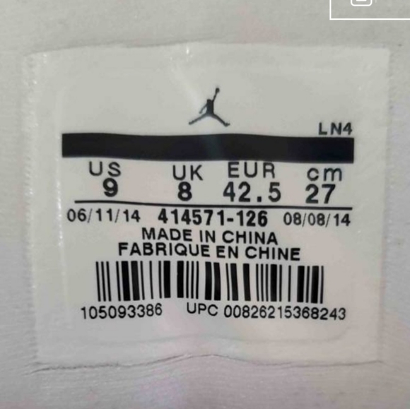 AIR JORDAN RETRO 13 GREY TOE - Picture 6 of 9